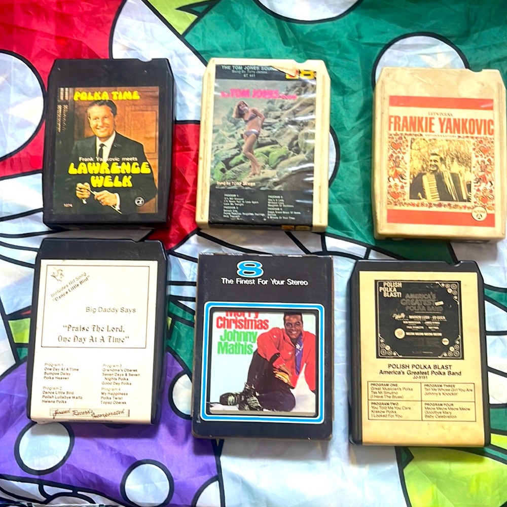 8 track bundle vintage 8 track stereo tapes